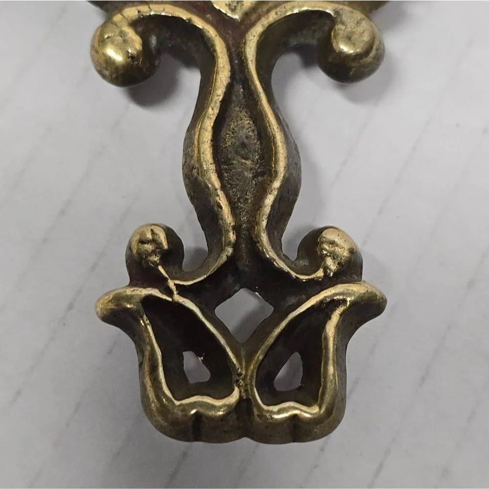 Vintage Brass Eagle Laurel Wreath Patriotic Trivet by Virginia Metalcrafters